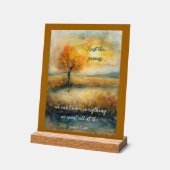 Vertrouw op het proces Acryl Teken Bord (Hoek)