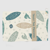 Vertrouw op het proces Kust Golf Handdoek (Horizontaal)