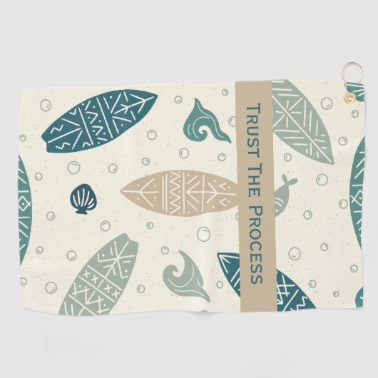 Vertrouw op het proces Kust Golf Handdoek (Horizontaal)