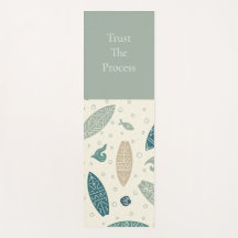 Vertrouw op het proces Kust Surfboard Yoga Mat