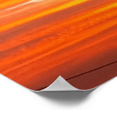 Vertrouw op het proces - Mooie zonnehemel geel Poster (Hoek)