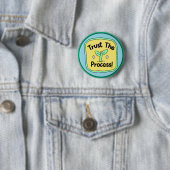 Vertrouw Op Het Proces Motivatie Groei Ronde Button 5,7 Cm (In situ)