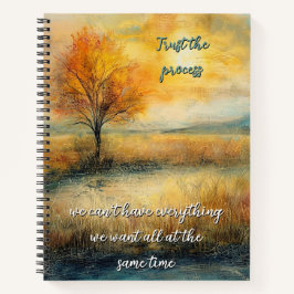 Vertrouw op het proces spiraal Notitieboek