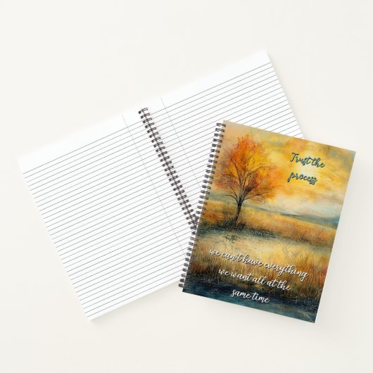 Vertrouw op het proces spiraal Notitieboek (Binnen)