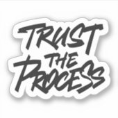 Vertrouw op het proces sticker (Voorkant)