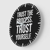 Vertrouw op het proces, vertrouw op jezelf - succe grote klok (Hoek)