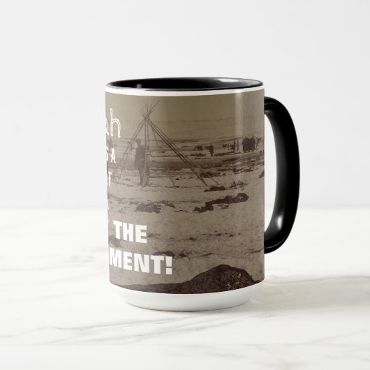 Vertrouw op het regeringsPoster Wounded Knee Maasa Mok (Voorkant rechts)