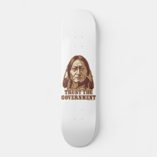 Vertrouw op het Skateboard van de regering (Voorkant)