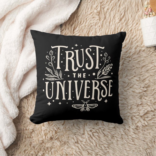 Vertrouw op het universum kussen (Deken)
