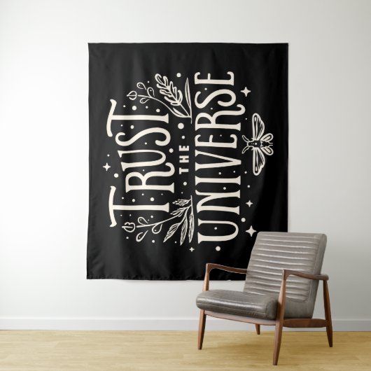 Vertrouw op het universum wandkleed (In situ)