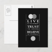 Vertrouw op Inspirerend quote Briefkaart (Voorkant / Achterkant)