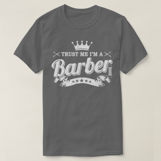 Vertrouw op Ix27m A Barber School Afstuderen Gift  T-shirt (Design voorkant)