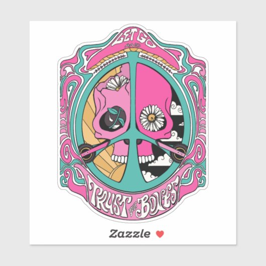 Vertrouw op je Botten Sticker (Vel)