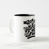 Vertrouw op je eigen koffie Mok Design (Voorkant links)
