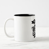 Vertrouw op je eigen koffie Mok Design (Links)