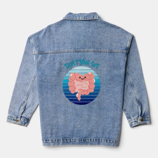 Vertrouw op je Gastro-team Denim Jacket (Achterkant)