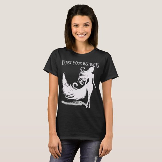 Vertrouw op je instincten t-shirt (Voorkant volledig)