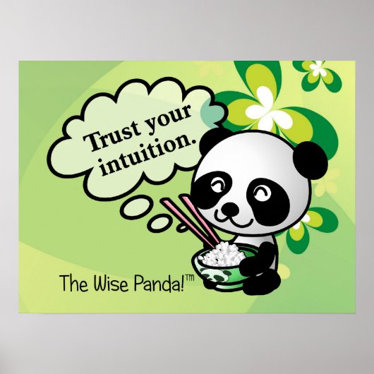 Vertrouw op je intuïtie poster (Voorkant)