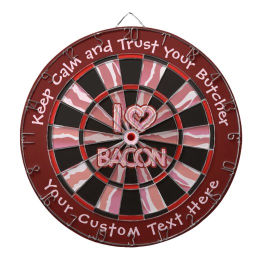 Vertrouw op je slager dartbord (Voorkant)