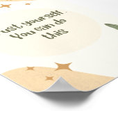 Vertrouw op jezelf - Je kunt dit Poster Wall Art d (Hoek)