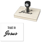 Vertrouw op Jezus Rubberstempel (Gestempeld)