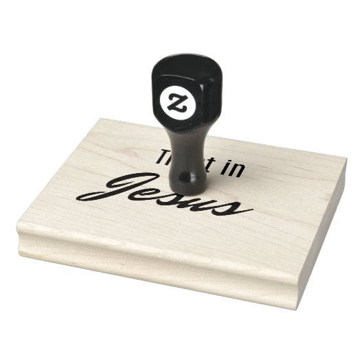 Vertrouw op Jezus Rubberstempel (Stempel)