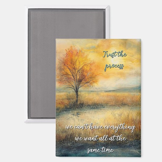 Vertrouw op Magnet van het Proces (Voorkant / Achterkant)