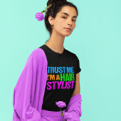 Vertrouw op me ik ben een Herenkapper T-shirt