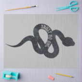 Vertrouw op niemand slang tissuepapier (Craft)