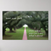 Vertrouw op uw poster Pad (Voorkant)