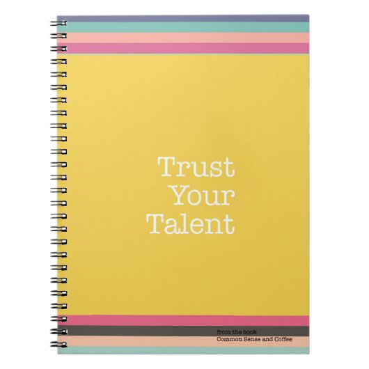 Vertrouw op uw Talent-laptop Notitieboek (Voorkant)