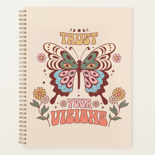 Vertrouw op uw visie - Boho Planner (Voorkant)