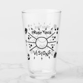 Vertrouw op uw visioenen Glass Cup Glas (Voorkant)