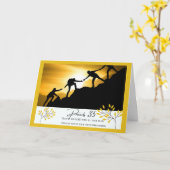 Vertrouw Spreuken 3:5 Bijbelvers Kaart (Gele Bloem)