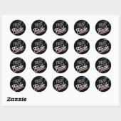 Vertrouw The Fade Disc Golf Design Stijlvol En Com Ronde Sticker (Vel)