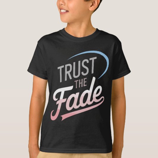 Vertrouw The Fade Disc Golf Design Stijlvol En Com T-shirt (Voorkant)
