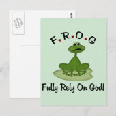 Vertrouw volledig op God Briefkaart (Voorkant / Achterkant)