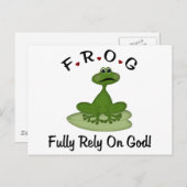 Vertrouw volledig op God Briefkaart (Voorkant / Achterkant)