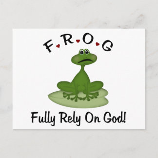Vertrouw volledig op God Briefkaart