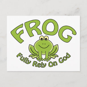 Vertrouw volledig op God Briefkaart