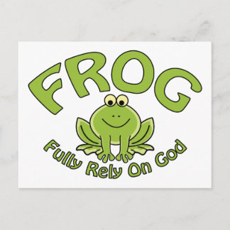 Vertrouw volledig op God Briefkaart