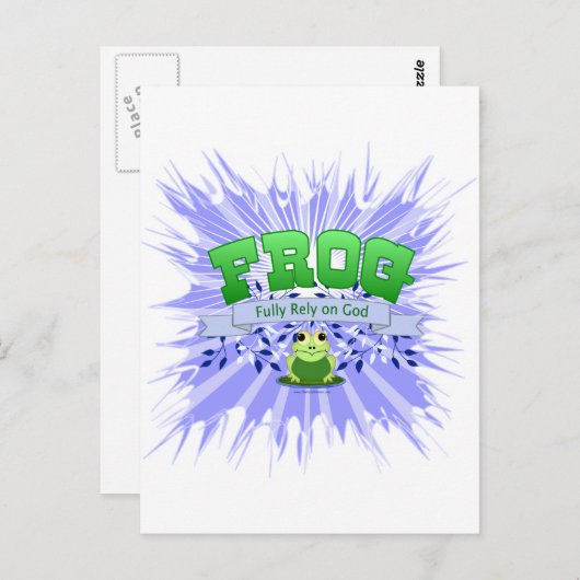 Vertrouw volledig op God Briefkaart (Voorkant / Achterkant)