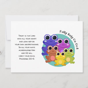 Vertrouw volledig op God FROG Christelijke aanmoed