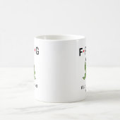 Vertrouw volledig op God Frog Hearts gepersonalise Koffiemok (Center)