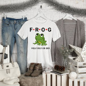 Vertrouw volledig op God Frog Hearts T-shirt