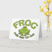 Vertrouw volledig op God Kaart (Gele Bloem)