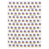 Vertrouw volledig op God Kleurrijke Custom FROG Tafelkleed (Voorkant)