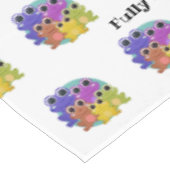 Vertrouw volledig op God Kleurrijke Custom FROG Tafelkleed (Gekanteld)
