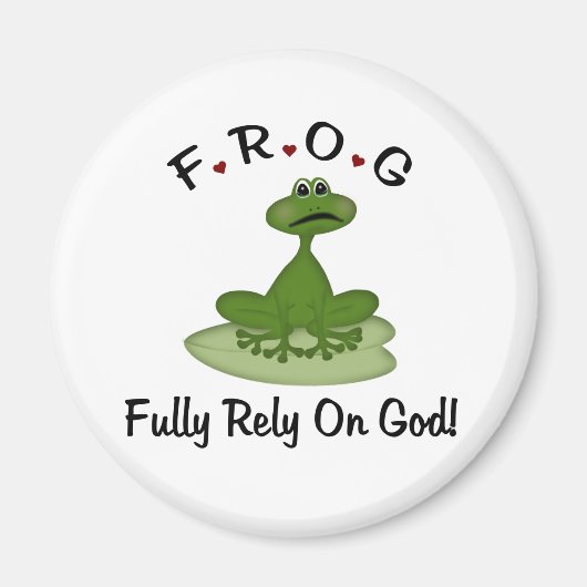 Vertrouw volledig op God Magneet (Voorkant)