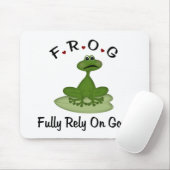 Vertrouw volledig op God Muismat (Met muis)